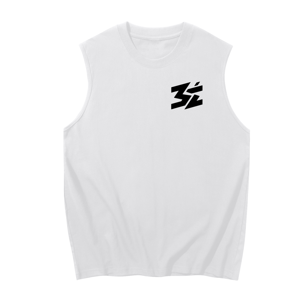 White Minimal Logo Tank Top - Belarté
