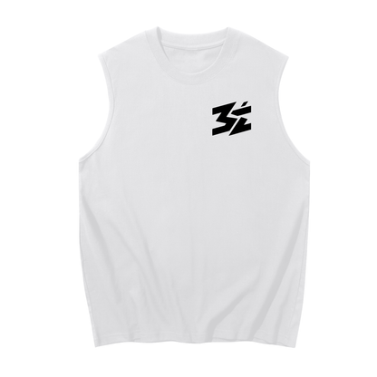 mens tank top,sleeveless tank top,logo tank top,gym tank top,streetwear tank top,minimalist tank top,cotton tank top,summer tank top,casual tank top,white tank top