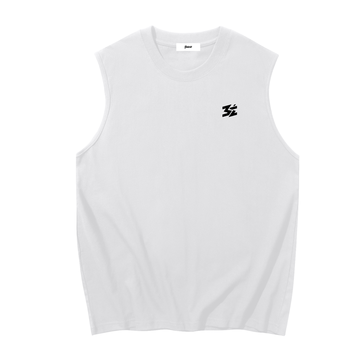 Débardeur blanc à logo Belarté Essential