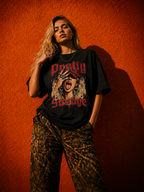 y2k grunge shirt,punk graphic shirt,alternative fashion,gothic streetwear,rock aesthetic clothing,festival outfit top,edgy graphic apparel,underground street style,grunge fashion top,statement streetwear