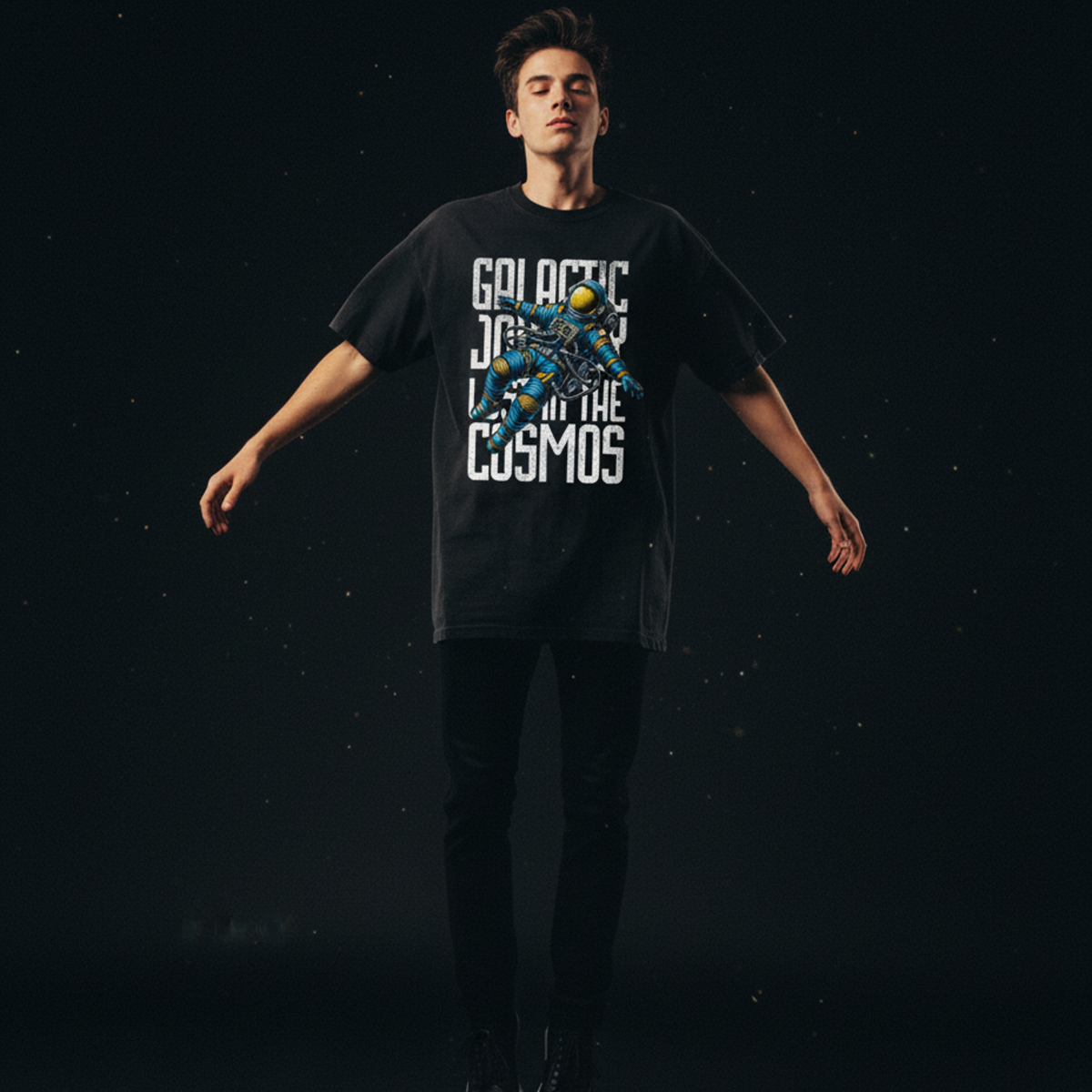 Astronaut Space Graphic  T-Shirt