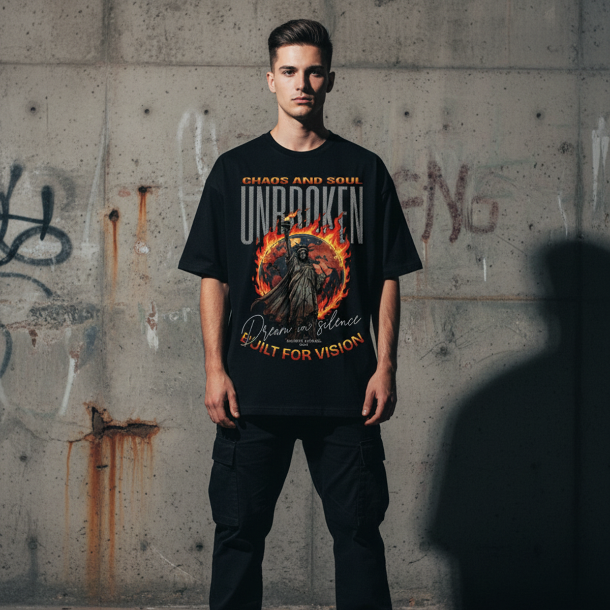 Unbroken Chaos Flame  T-Shirt