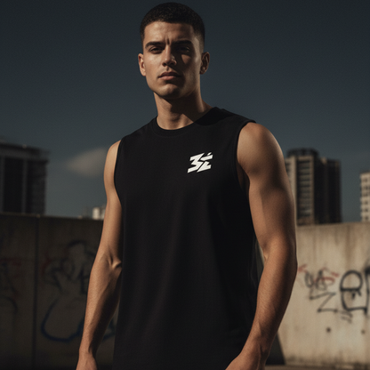 Sleeveless Streetwear Logo Tank Top