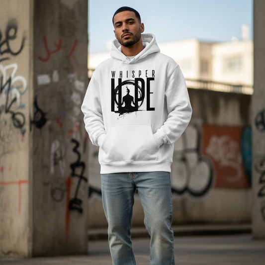 Whisper Hope Minimalist Hoodie