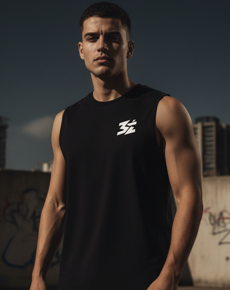 Sleeveless Streetwear Logo Tank Top - Belarté