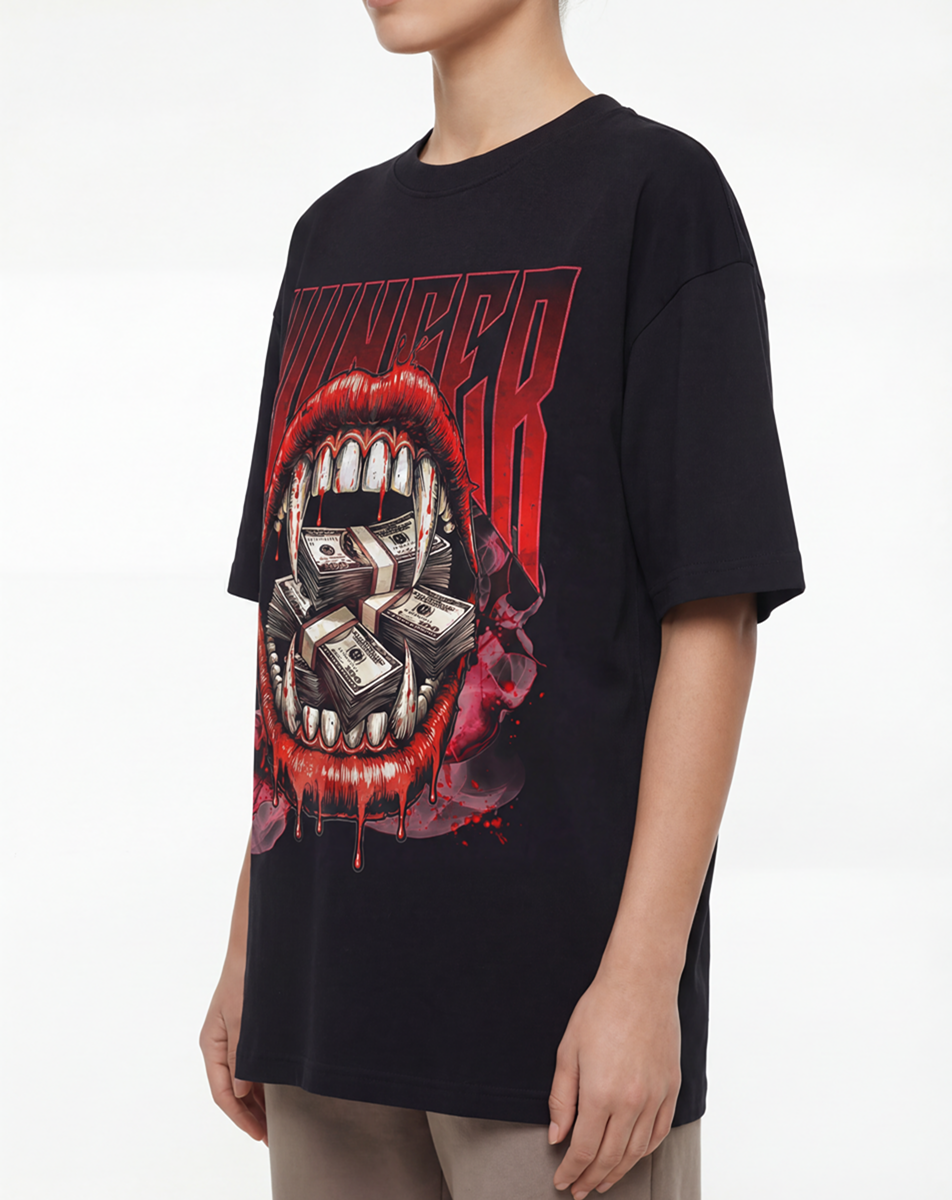 Money Hunger Streetwear Graphic T-Shirt - Belarté
