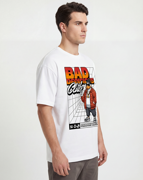Bad Decisions Club Duck Graphic T-Shirt - Belarté