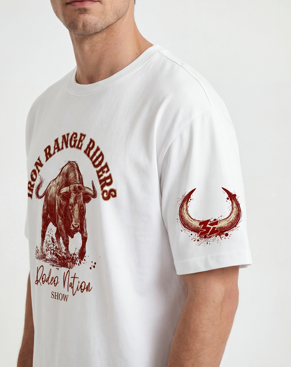 Vintage Bull Rodeo Western Graphic T-Shirt - Belarté