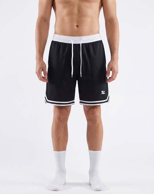 Basketball Stripes Mesh Shorts - Belarté