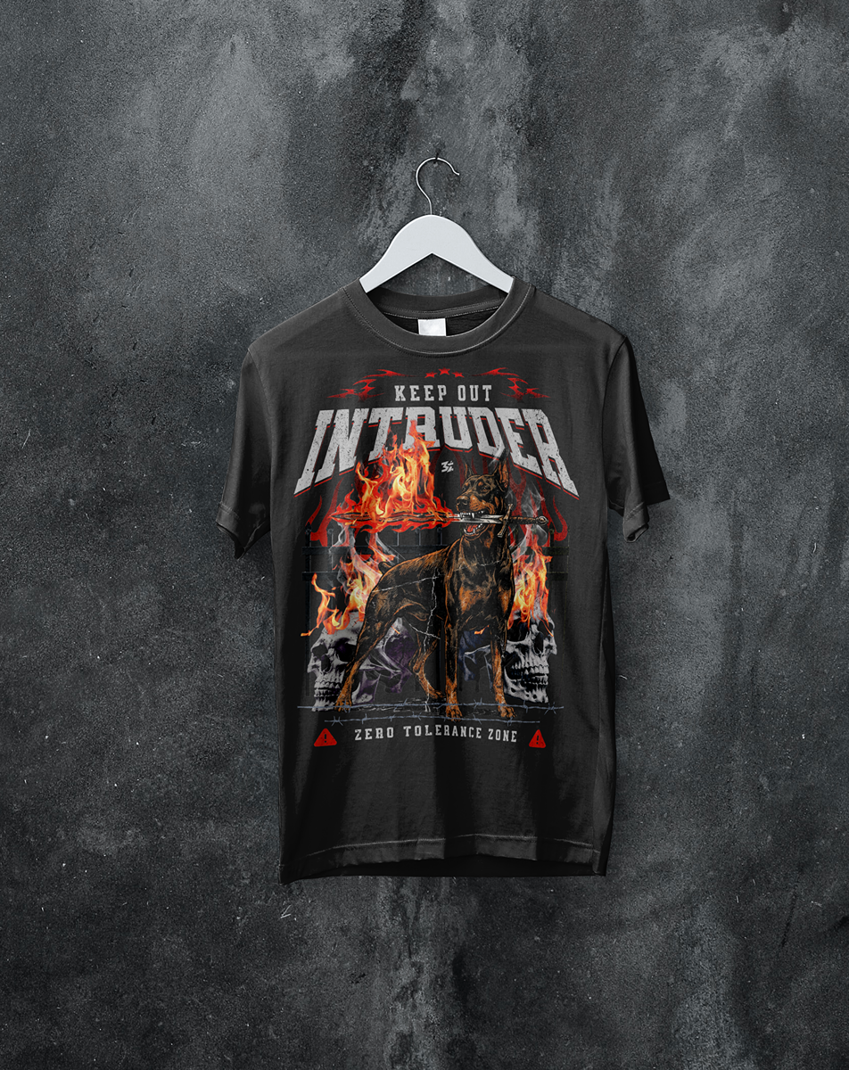 Doberman Graphic Tee Streetwear Shirt