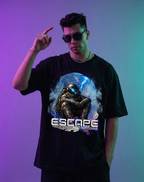 Astronaut Streetwear Graphic Space Escape T-Shirt