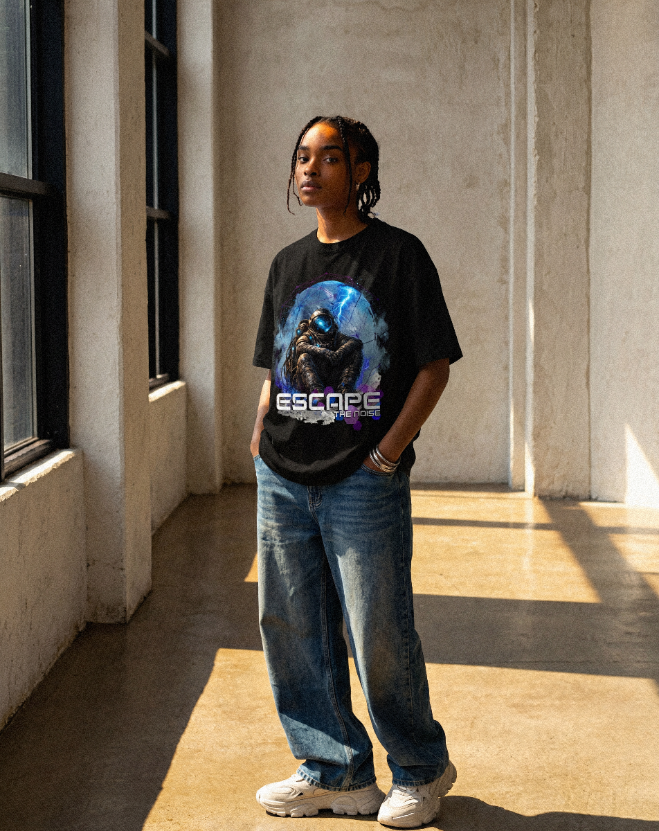 Astronaut Streetwear Graphic Space Escape T-Shirt