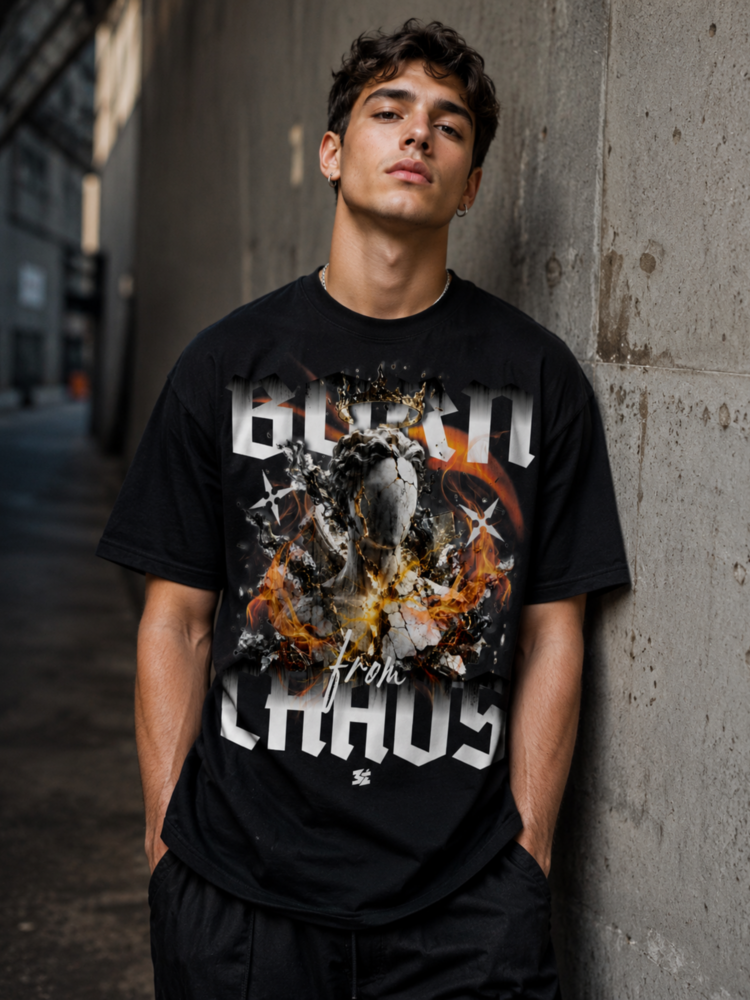 Born From Chaos Graphic Streetwear T-Shirt