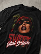 Gothic Punk Schlangen-Grafik-T-Shirt