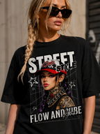 T-shirt z grafiką w stylu miejskim