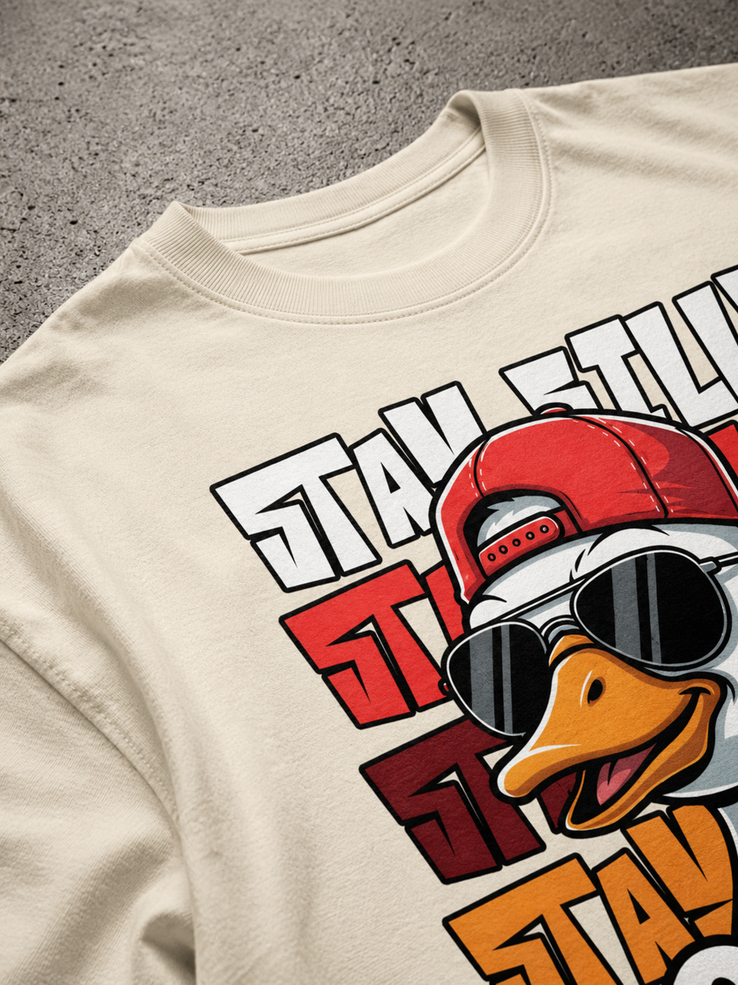 Stay Silly Goose Streetwear Graphic Cotton T-Shirt