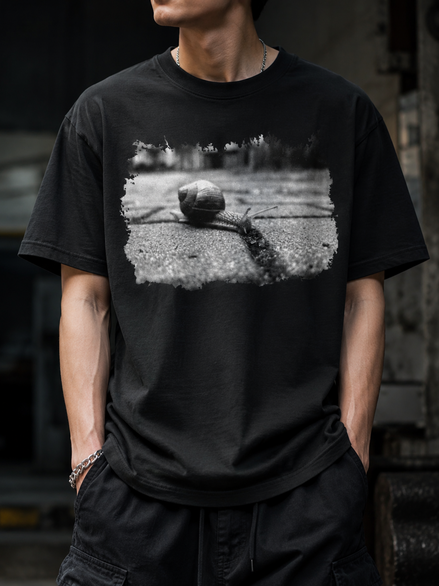 Slow Path Snail Art  T-Shirt