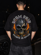 Gothic Skull Streetwear Graphic T-Shirt