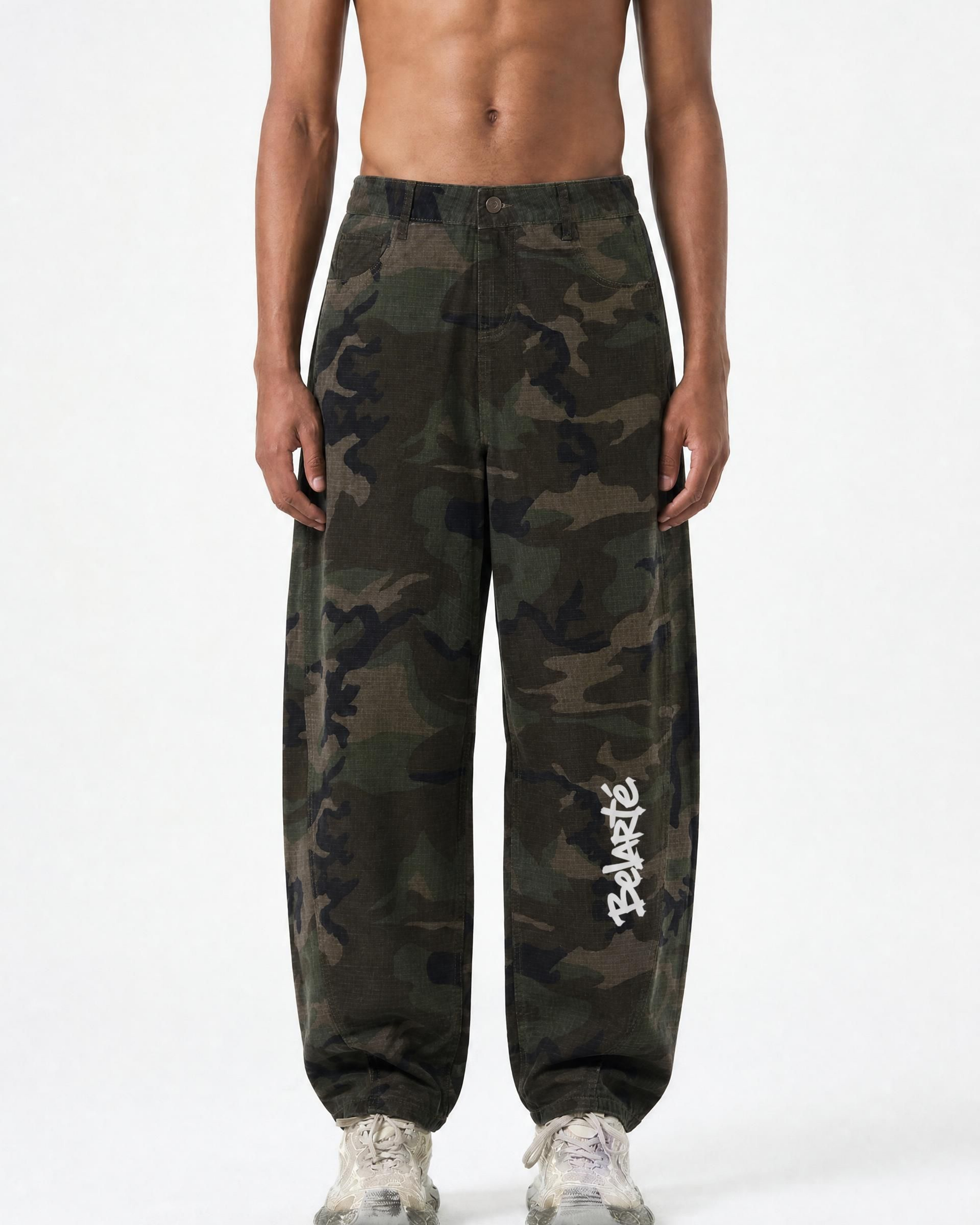 Belarté Chaos Camo Wide Leg Pants