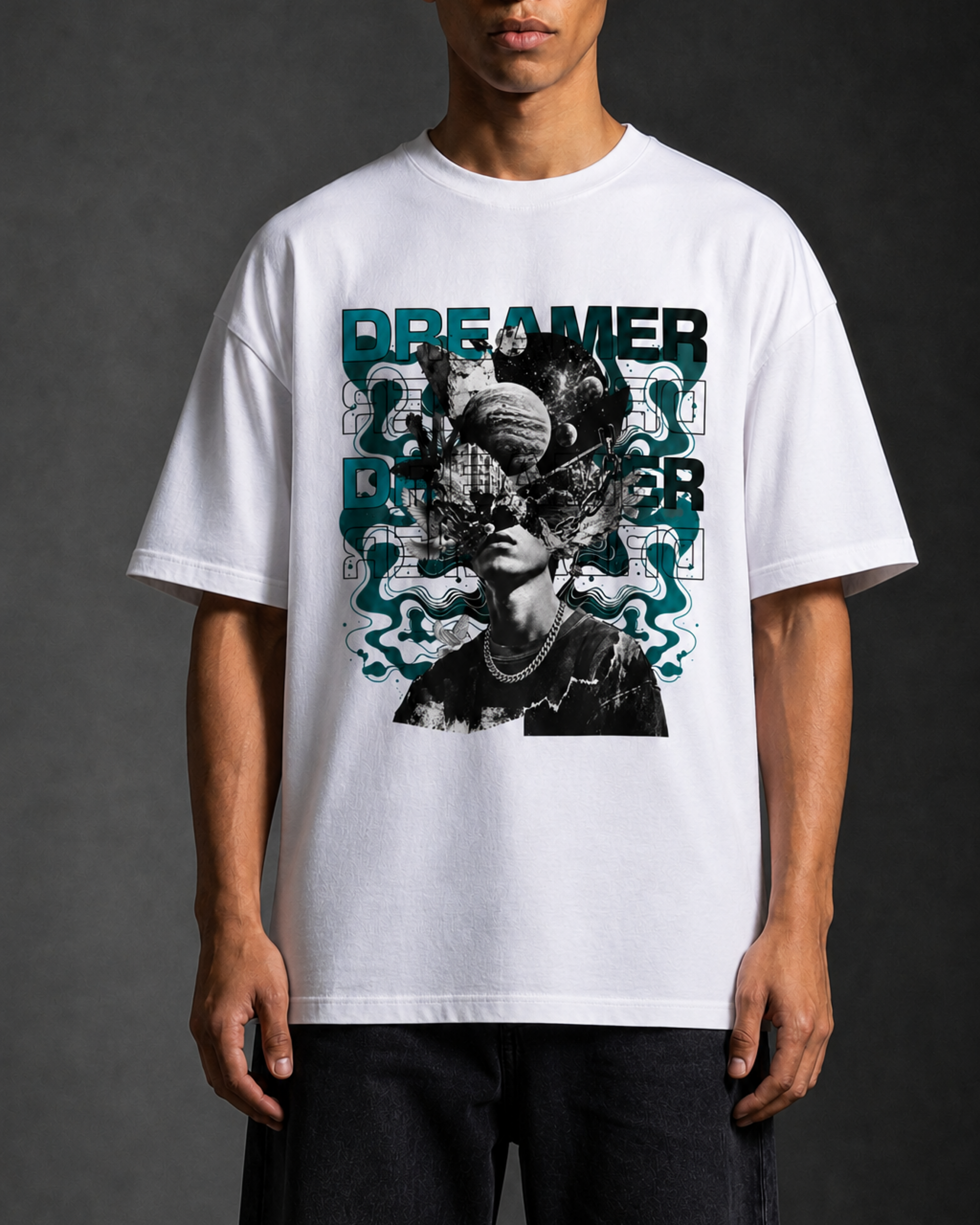 Dreamer Cosmic Streetwear Graphic T Shirt