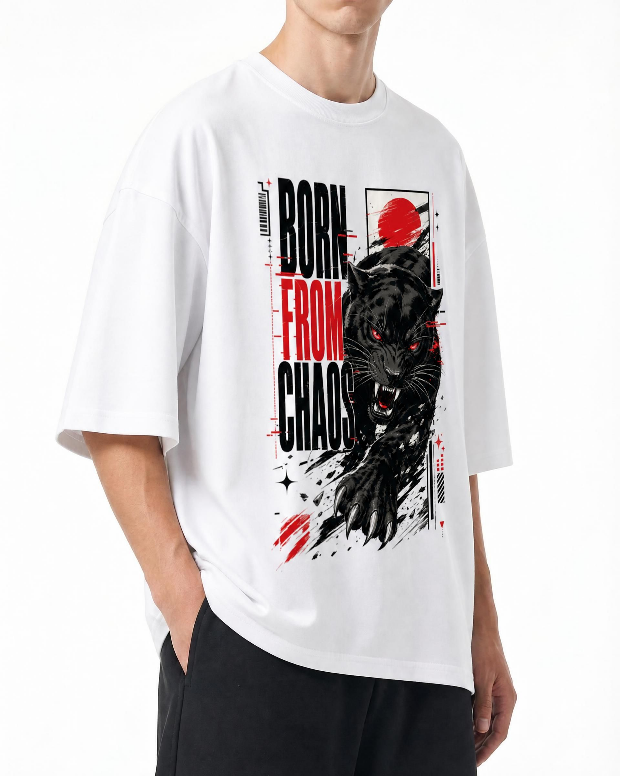 Wild Panther Streetwear Graphic T Shirt
