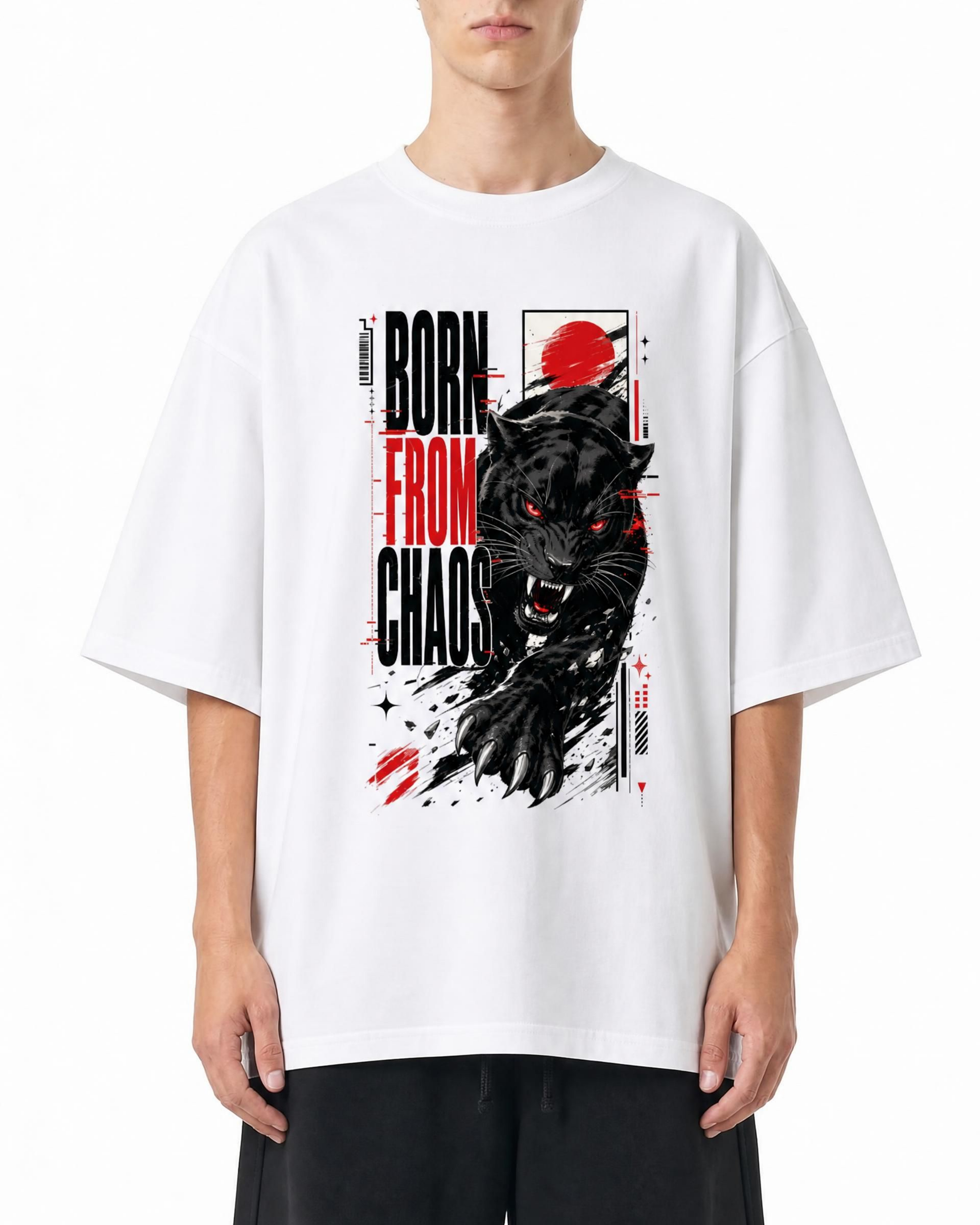 Wild Panther Streetwear Graphic T Shirt