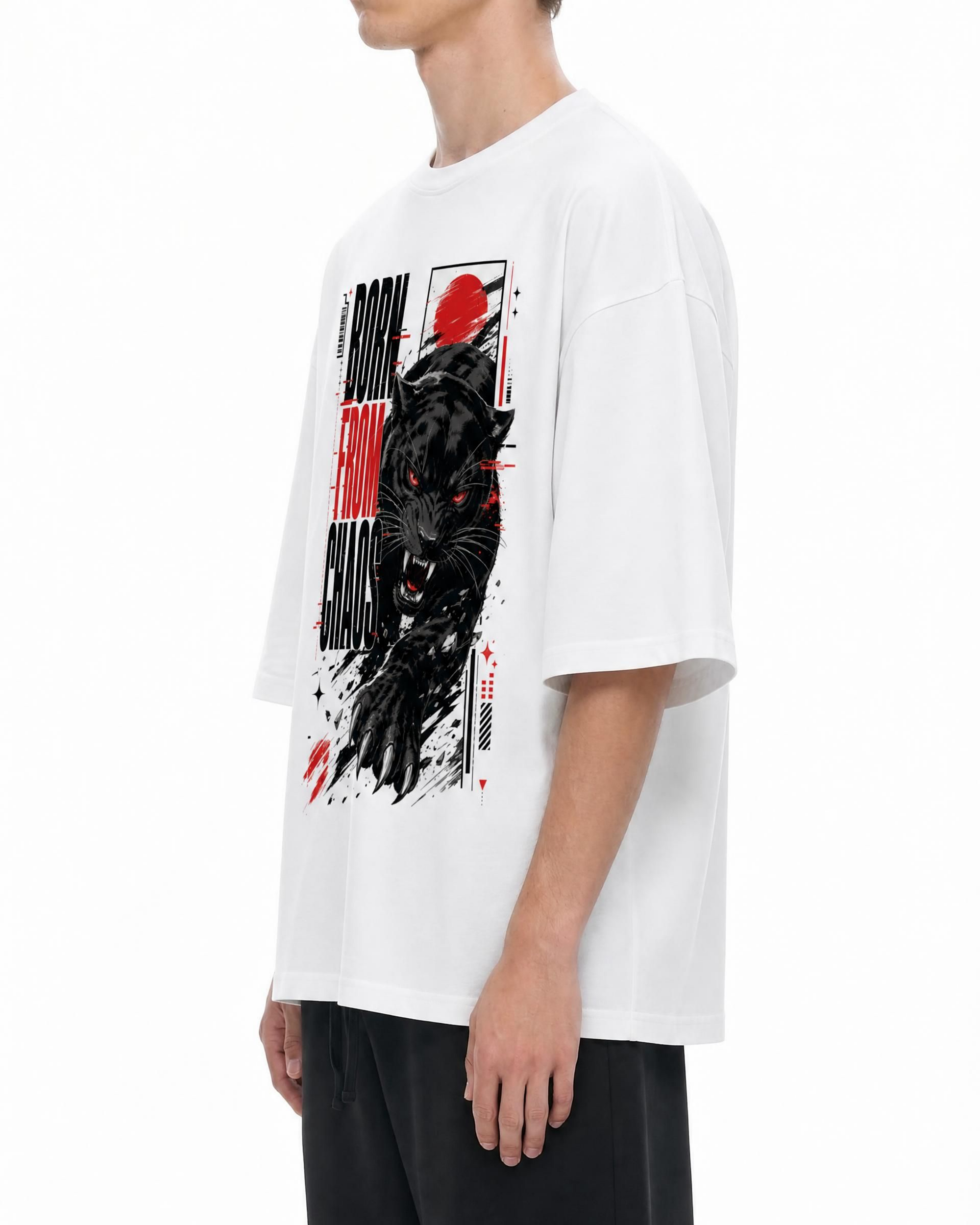 Wild Panther Streetwear Graphic T Shirt