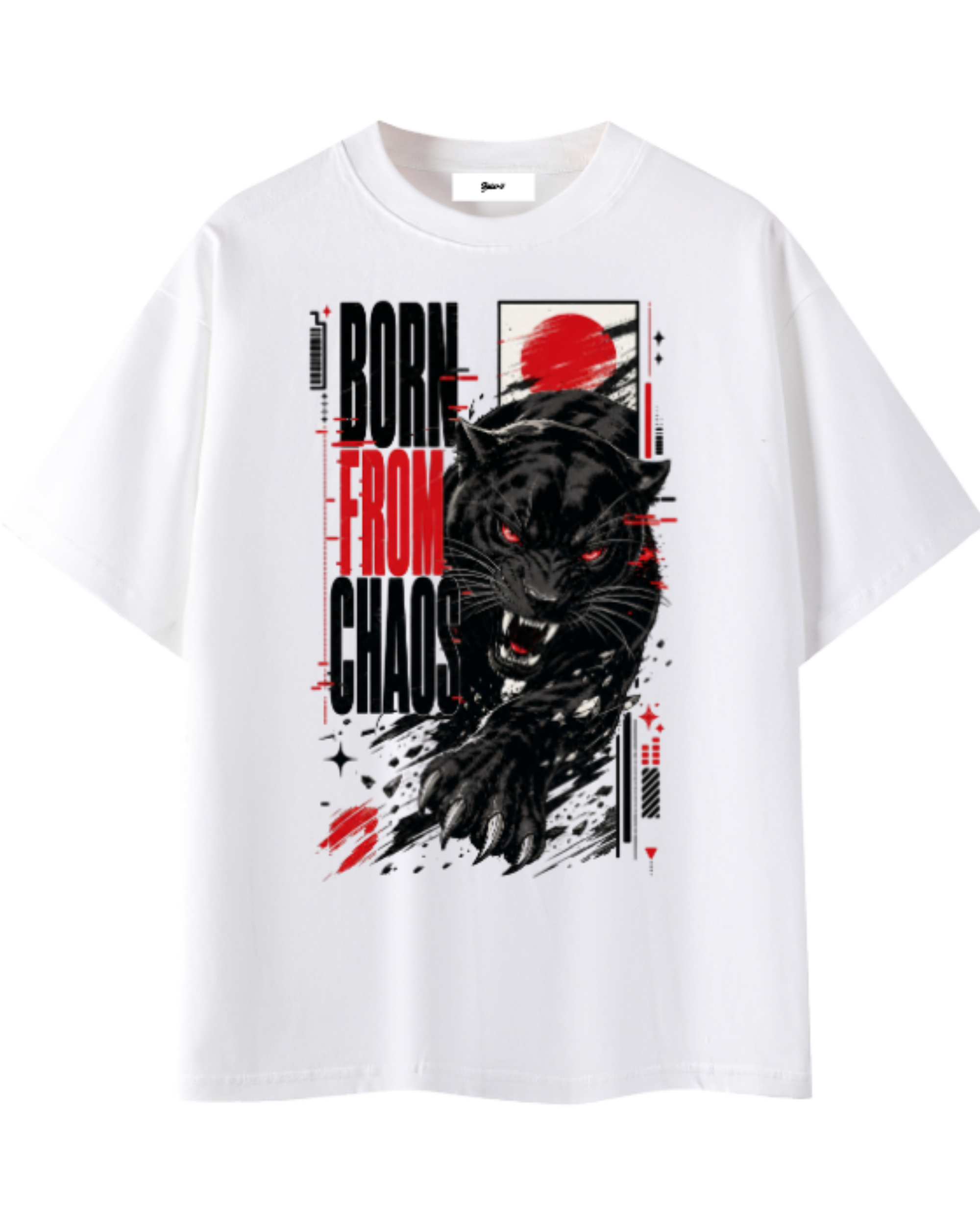 Wild Panther Streetwear Graphic T Shirt