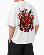 Japanese Oni Mask Graphic T Shirt