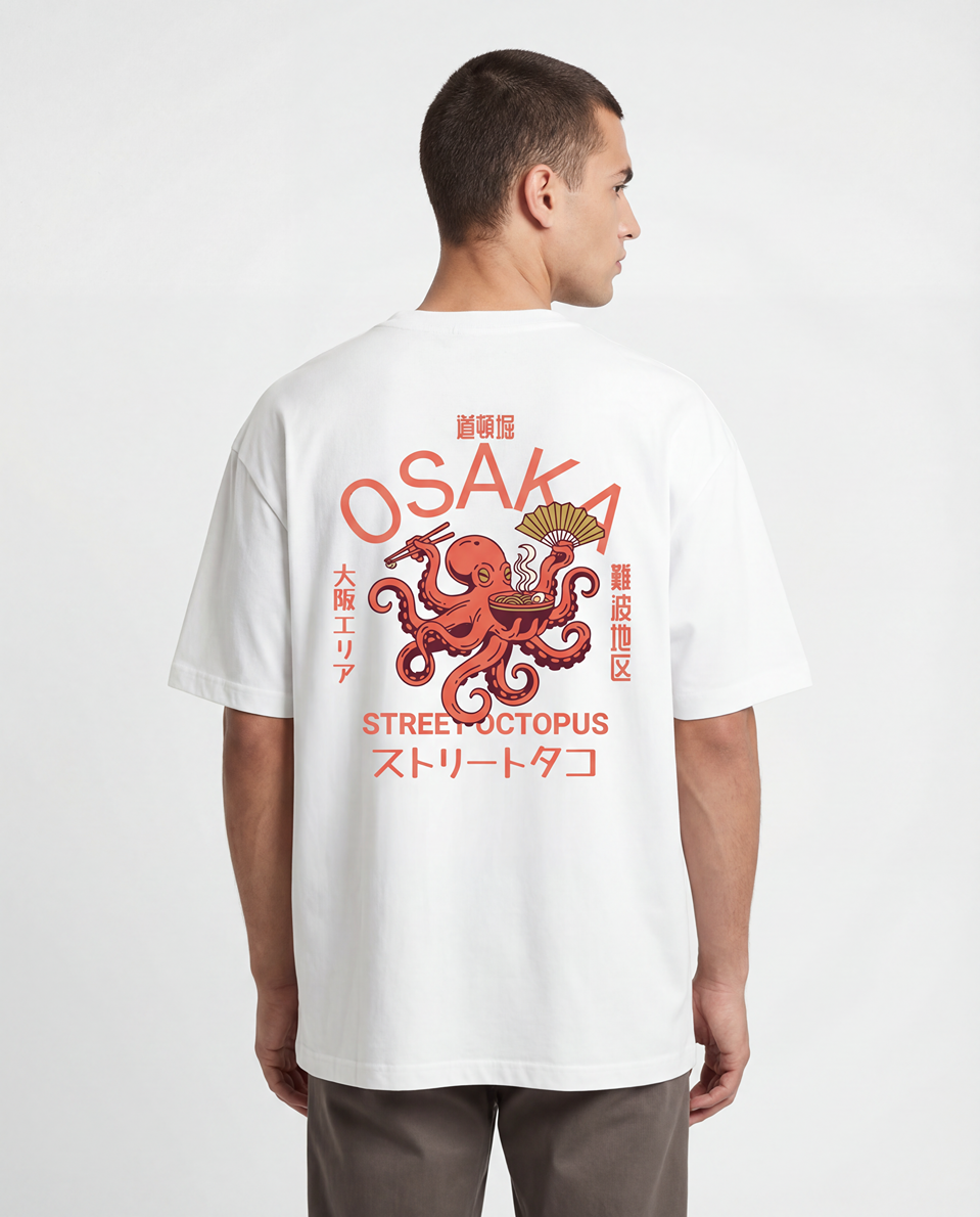 Osaka Street Octopus T-Shirt - Belarté