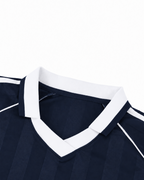 Belarté No Signal 404 Jersey streetwear mockup in navy with white contrast details