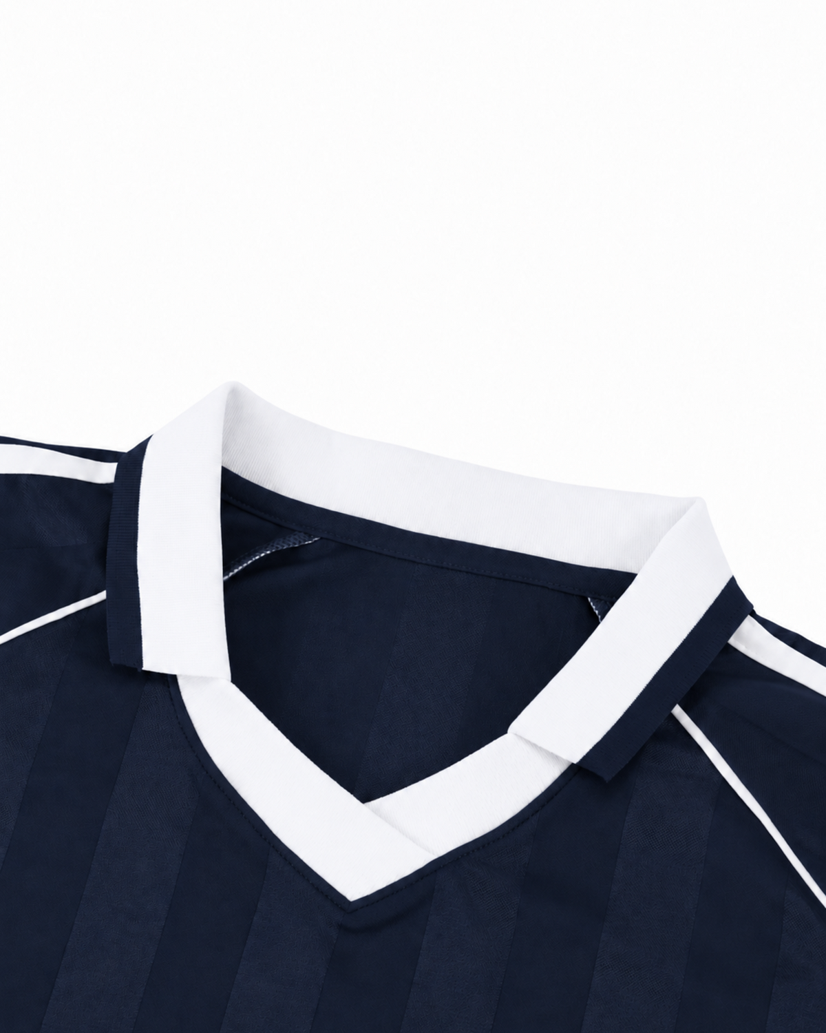 Belarté No Signal 404 Jersey streetwear mockup in navy with white contrast details