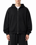 Belarté Curious About Evil Graphic Zip Hoodie in black - product view 5