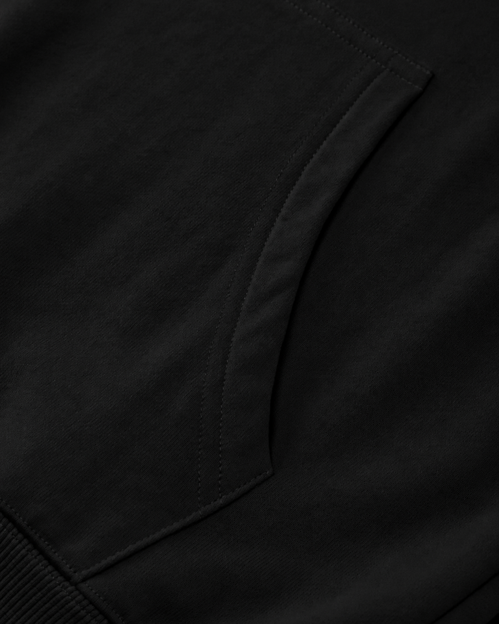Belarté black Sweat à capuche - pocket detail