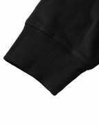 Belarté black Sweat à capuche - hood and drawstring detail