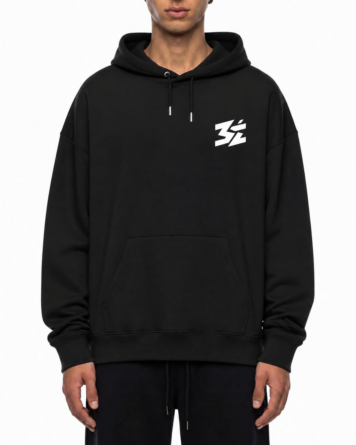 Belarté White Minimal Logo Sweat à capuche - vue détaillée du produit 1