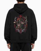 Belarté Dark Archer Graphic Zip Hoodie in black - product view 2