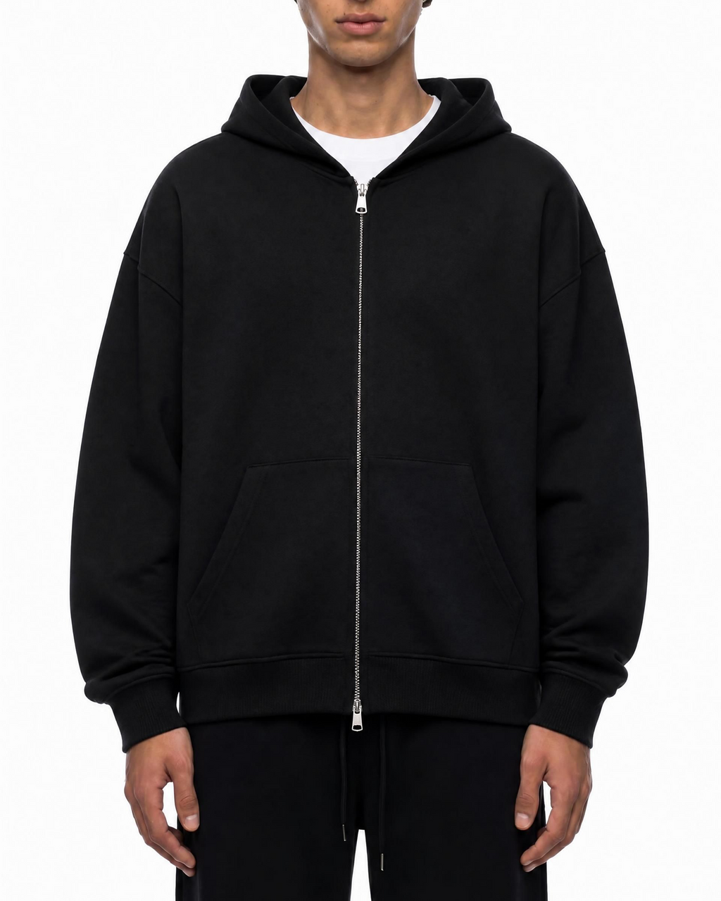 Belarté Dark Archer Graphic Zip Hoodie in black - product view 4