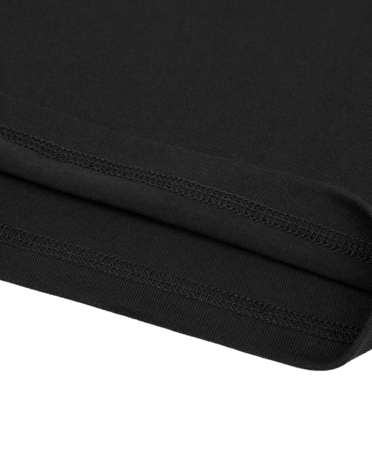 Black cotton fabric texture close-up - Belarté Noise T-Shirt