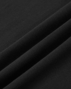 Black T-shirt hem stitching detail - Belarté Noise Oversized T-Shirt
