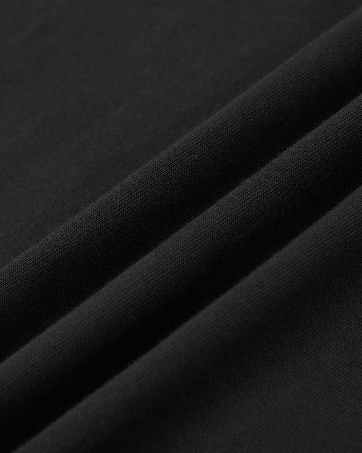 Black T-shirt hem stitching detail - Belarté Noise Oversized T-Shirt