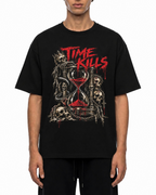 Belarté Time Kills Graphic T-Shirt in black - product detail view