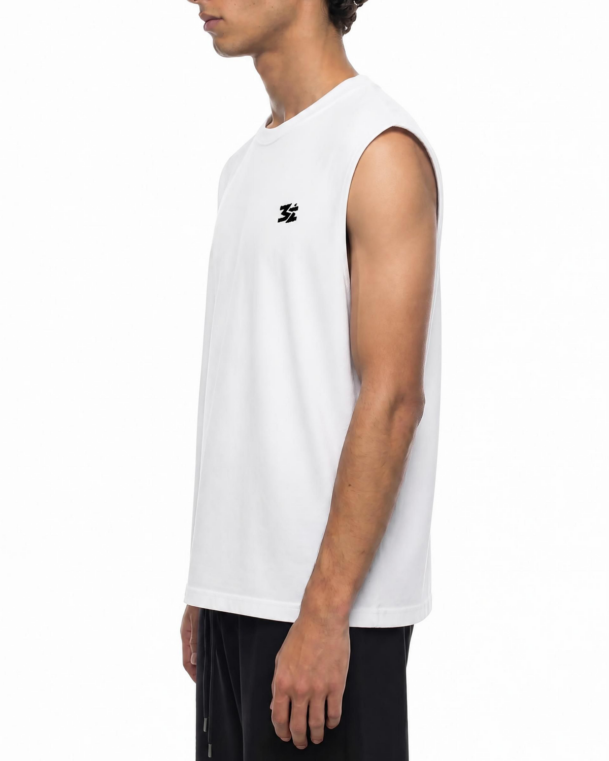Débardeur blanc à logo Belarté Essential