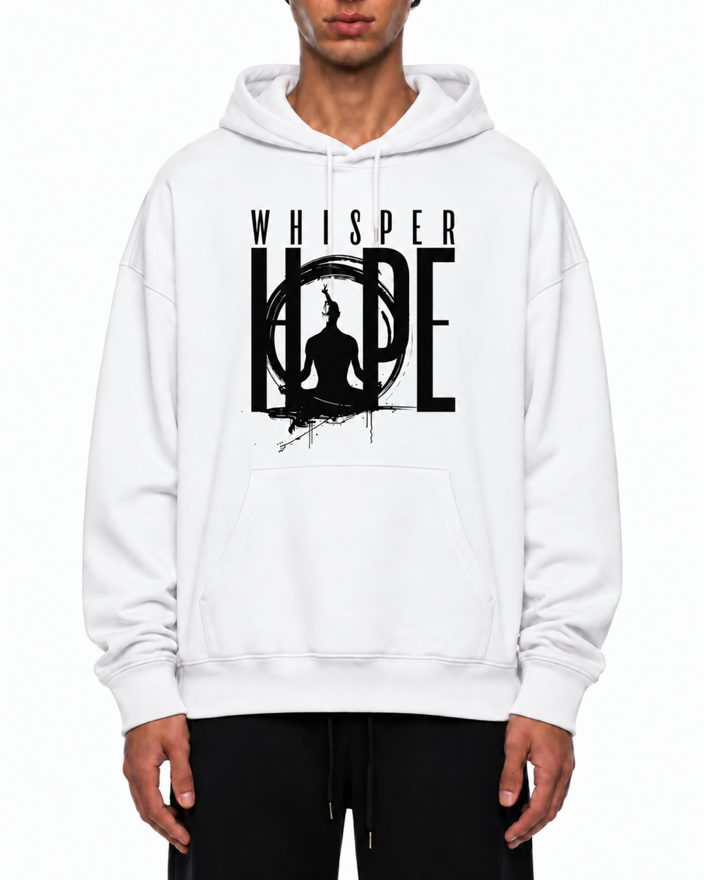 Felpa minimalista con cappuccio Whisper Hope Belarté
