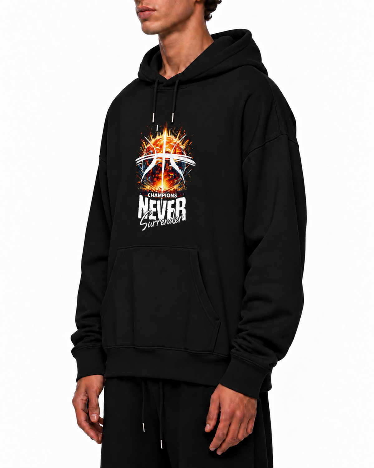 Hoodie Belarté Never Surrender Champion