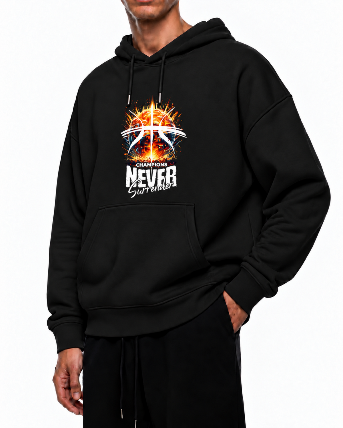 Hoodie Belarté Never Surrender Champion