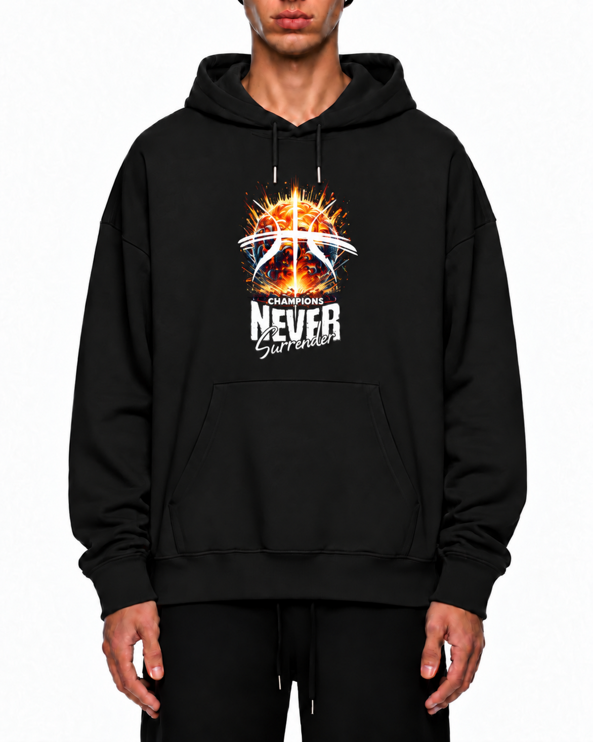 Hoodie Belarté Never Surrender Champion