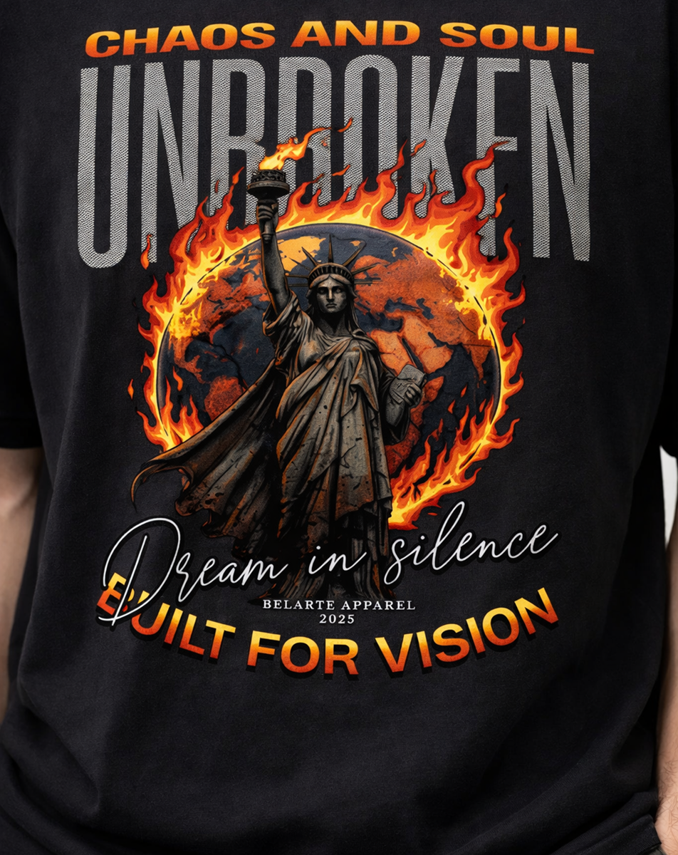 Unbroken Chaos Flame T-Shirt - Belarté