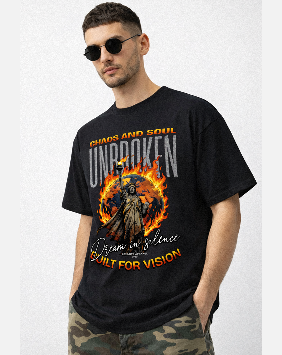 Unbroken Chaos Flame T-Shirt - Belarté