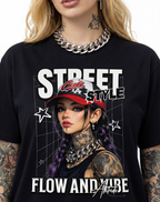 Grafisches T-Shirt im Urban Street Style Flow